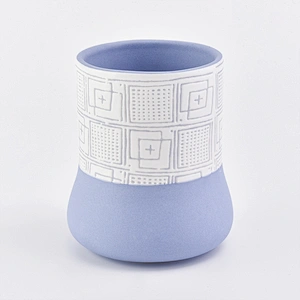 Spring Summer Season Decorative Ceramic Candle Vessels