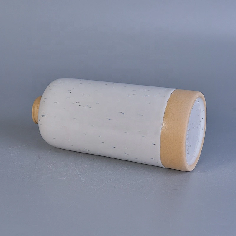 Custom luxury white reed diffuser ceramic bottles