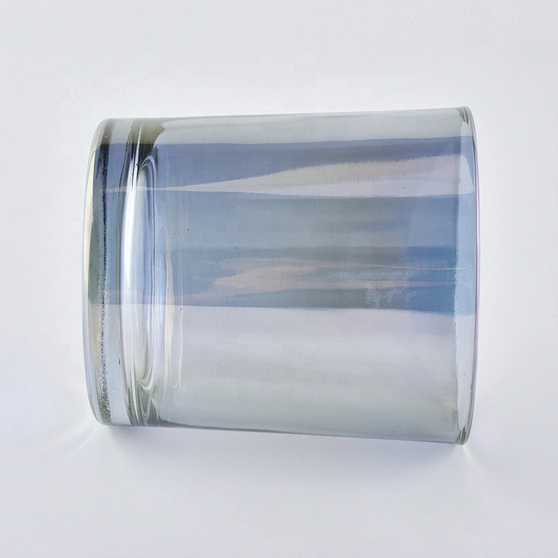 200ml Blue Cylinder Candle Holder For Home Decoration