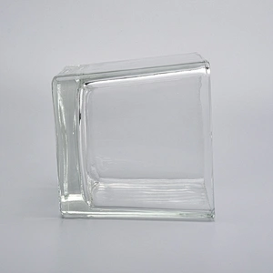 home decor rectangle glass candle jar