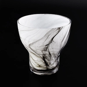 10oz 16oz 20oz Luxury bulk votive white glass jar candle holders
