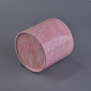 Sunny new design pink tealight ceramic candle holder home decoration