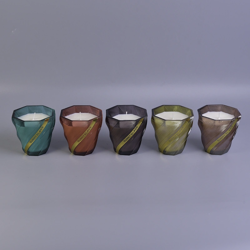 Sunny hot sale coloured tealight glass candle holder