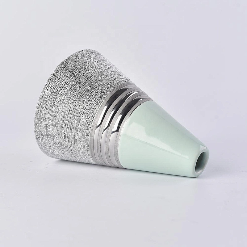 200ml Home decoration Triangle aroma luxury reed diffuser ceramic bottle
