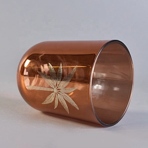 10oz Christmas  glass candle jar manufacturer