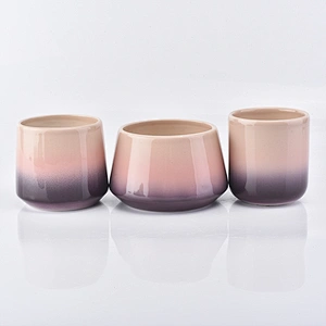 Wholesale Colorful Empty Ceramic Candle Jar