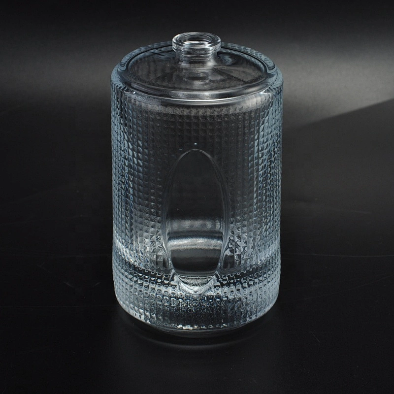 Crystal fragrance round perfume oil glass bottle