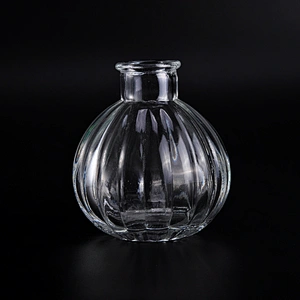 4oz Round shape transparent glass perfume bottles fragrance bottle