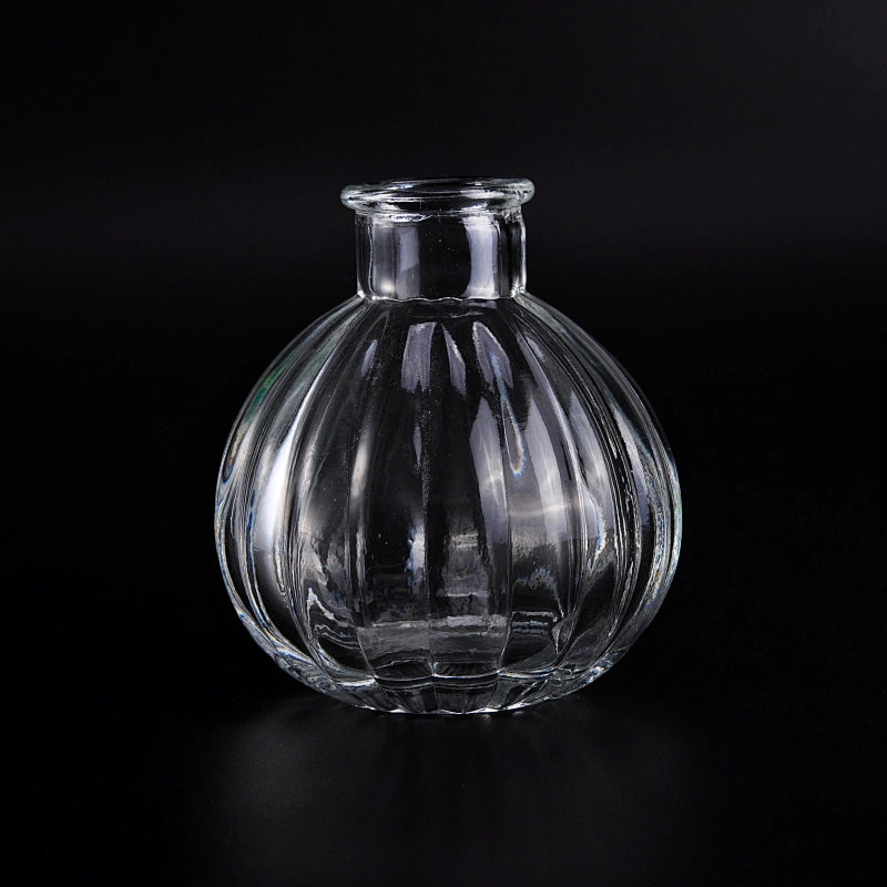 4oz Round shape transparent glass perfume bottles fragrance bottle