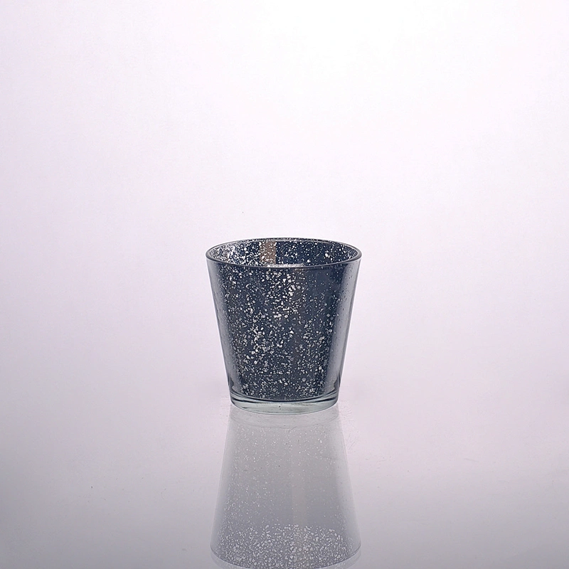 professional standard church mercury stand glass candle jar holder for wedding