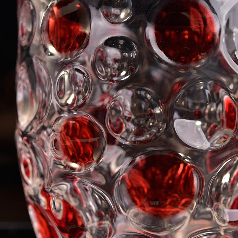 6oz 8oz 10oz Wholesales decorative bubble tealight glass candle jar