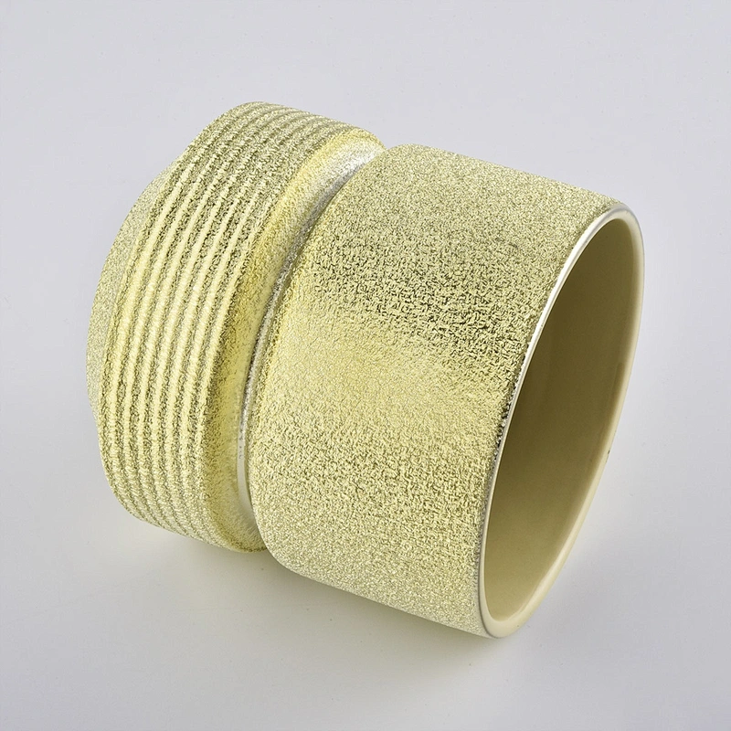 luxury modern ceramic candle jar