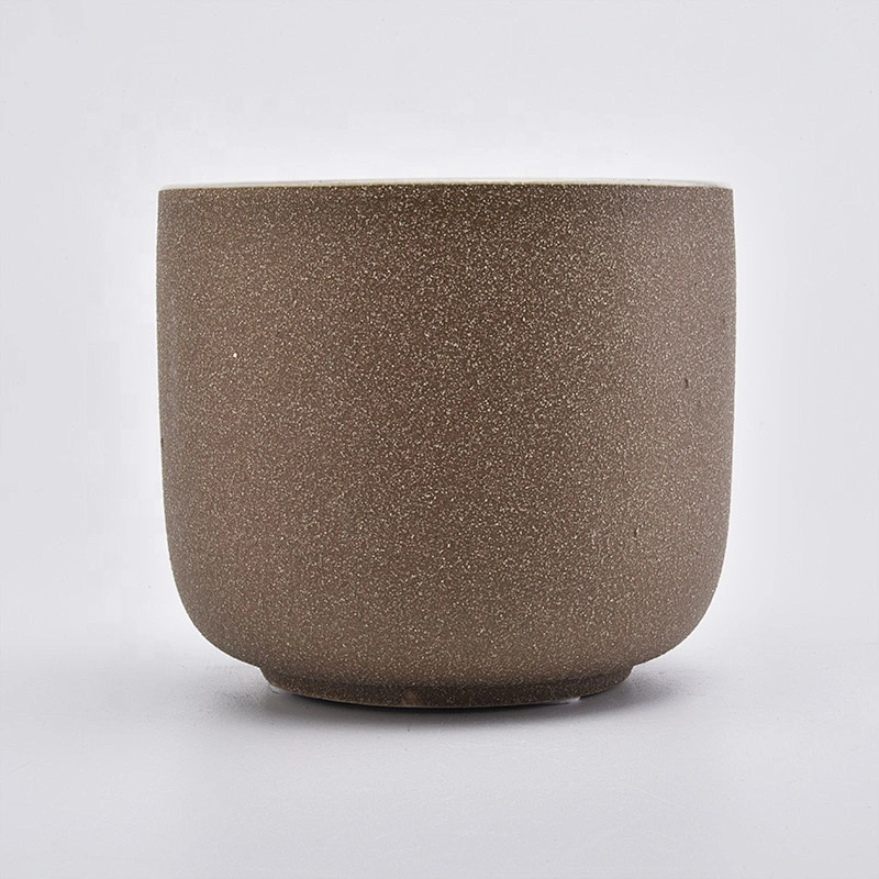 Amber matte votive ceramic candle holder home decoration