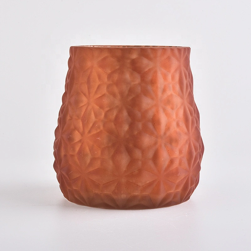 Wholesales restaurant table color candle glass holders