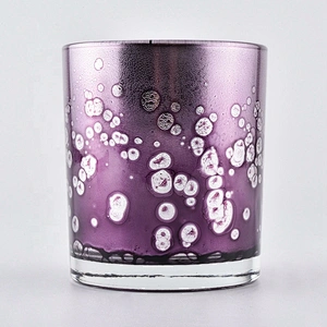 small votive candle glass jar