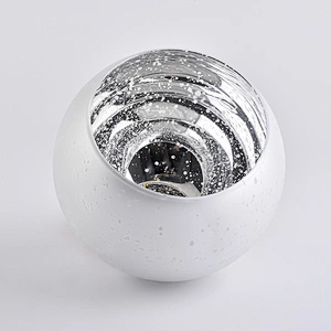 Mercury glass candle bowl online