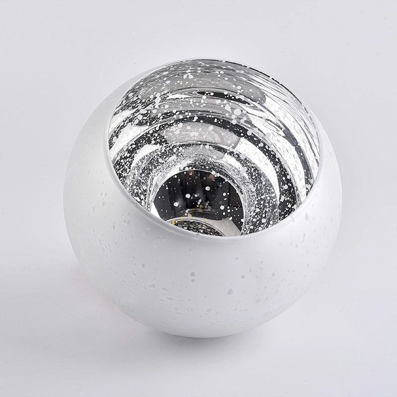 Mercury glass candle bowl online