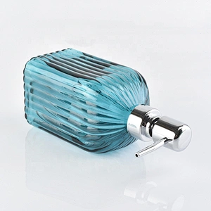 High quality Blue two sets Glass bathroom accessories sets