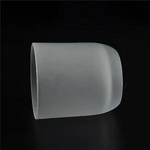 Hot sale popular frosted glass candle holders