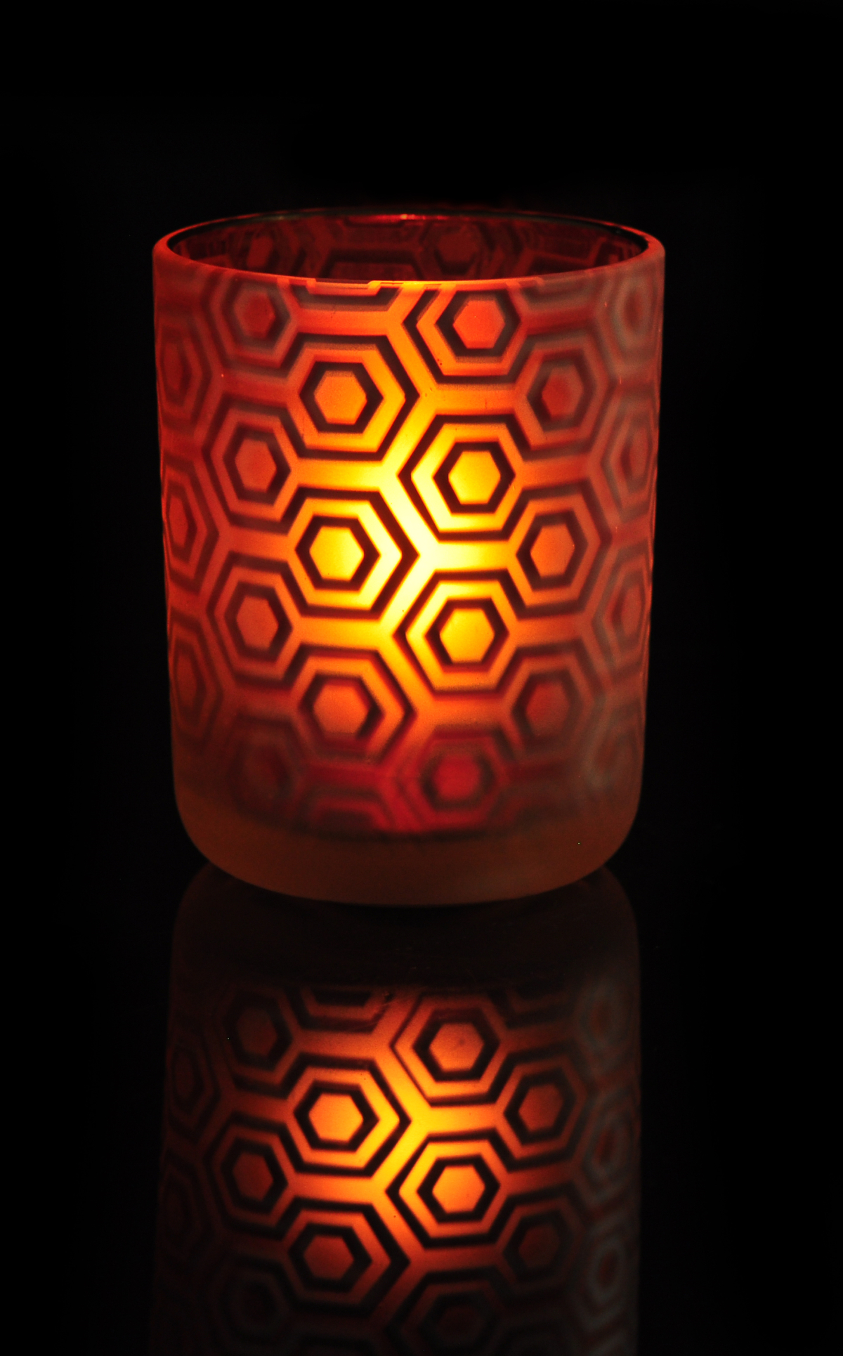 Silver Laser Engrave Glass Candle Holder Wholesale