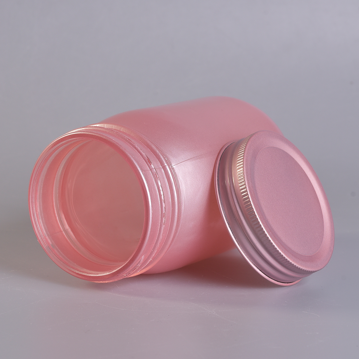 Low MOQ glass mason jar with lids for candle making