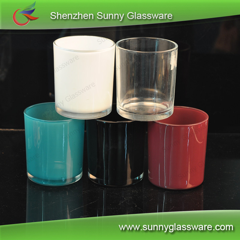 straight-side glass candle holders