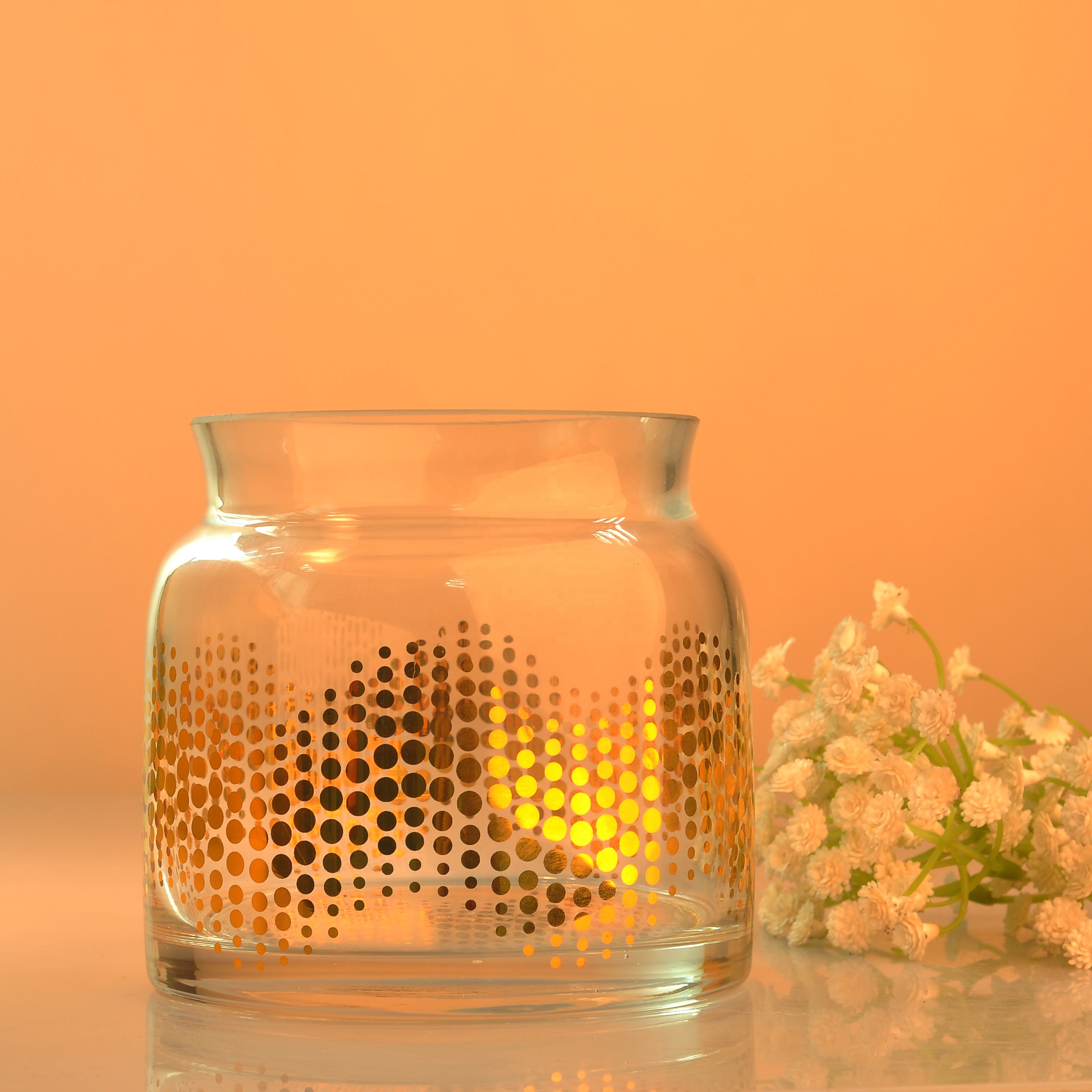630ml 17oz Hand Made Glass Candle Container