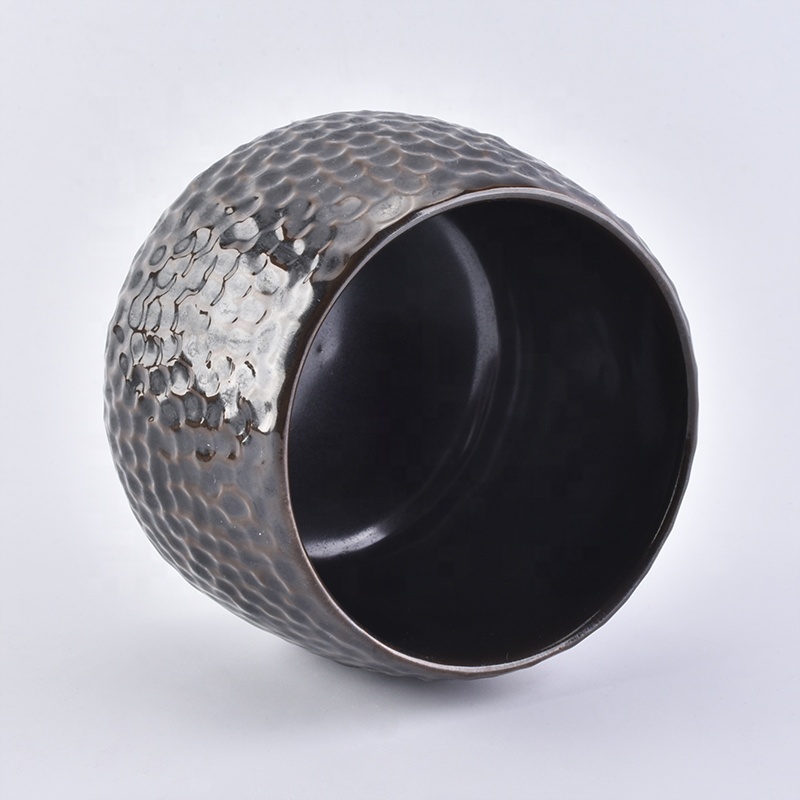 Custom 10oz Black Candle Containers