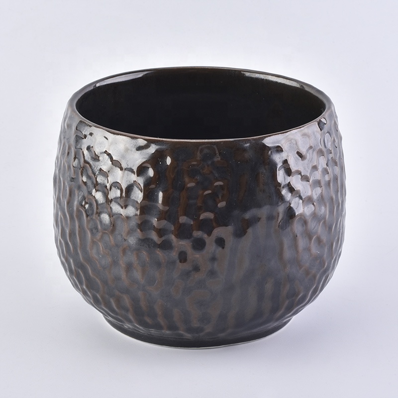 Custom 10oz Black Candle Containers
