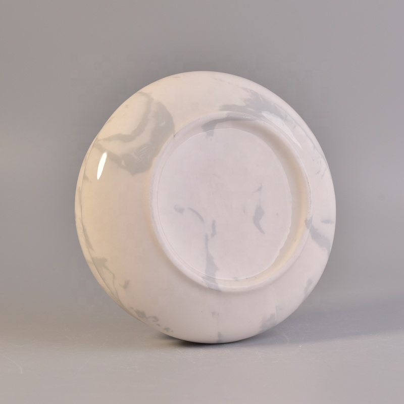 800ml Marble Pattern Candle Ceramic Jars