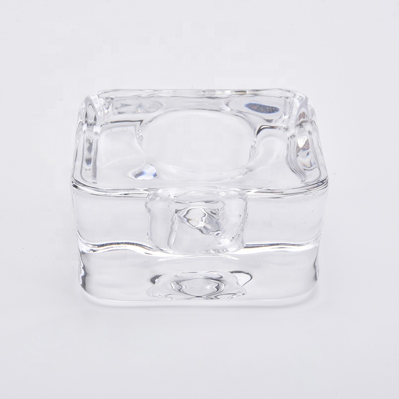 Mini Tealight Crystal Glass Candle Jars