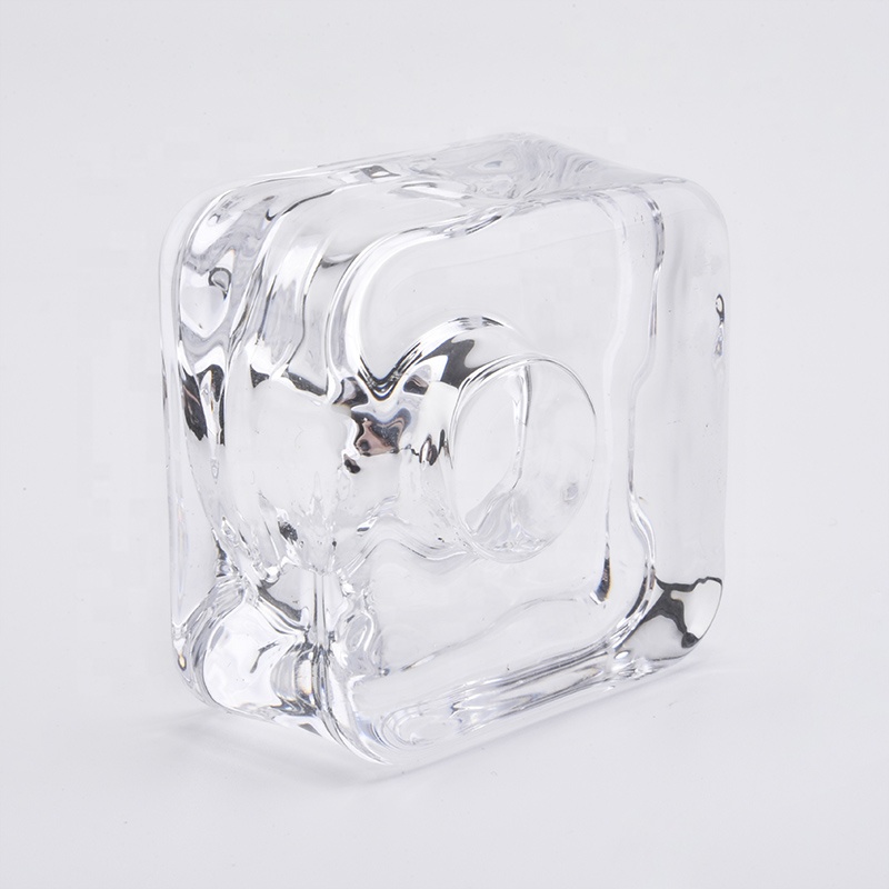 Mini Tealight Crystal Glass Candle Jars