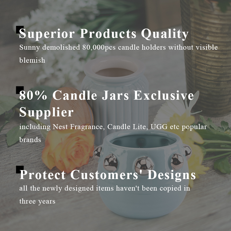 Matte White Ceramic Candle Jars With Lids
