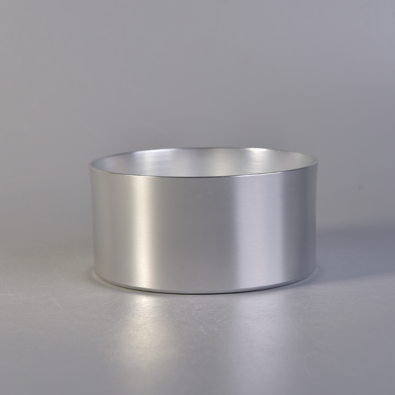 400ml Silver Aluminum Metal Candle Jar Wholesale
