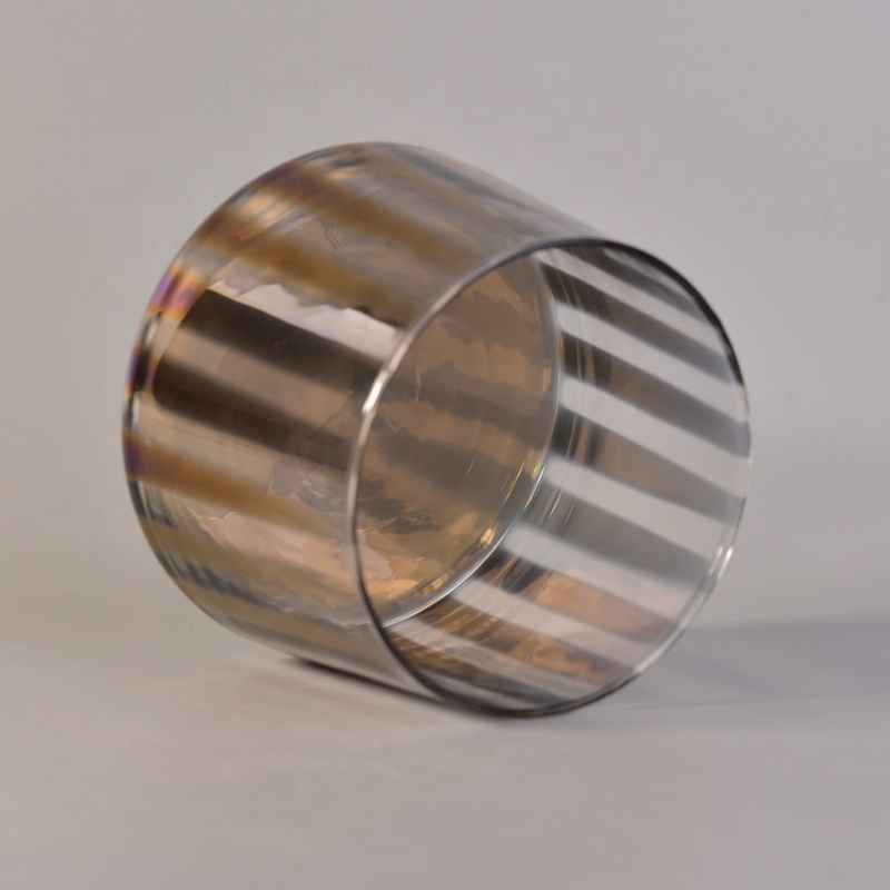Hand Blown Glass Candle Holders For Home Decoration