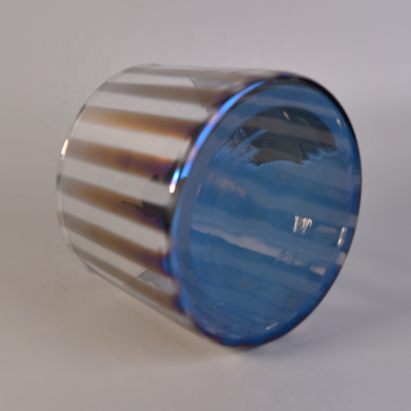 Hand Blown Glass Candle Holders For Home Decoration