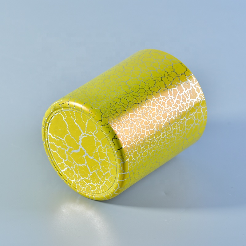 Customized 10oz Yellow Glass Candle Jar Wholesale