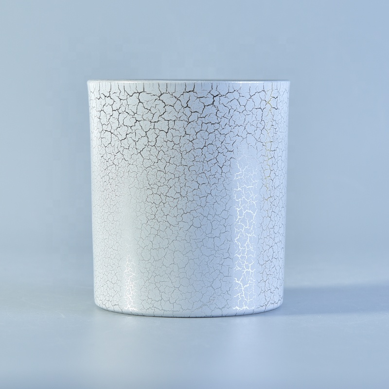 Christmas 8OZ White Candle Glass Jar