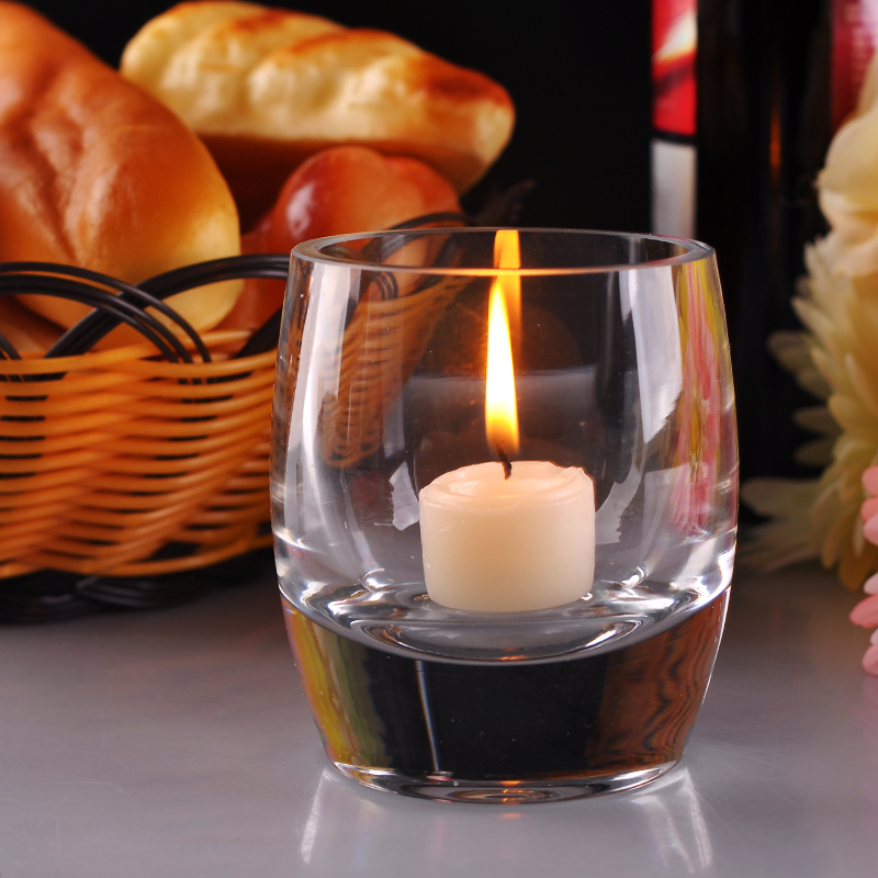 Clear Glass Candle Jars