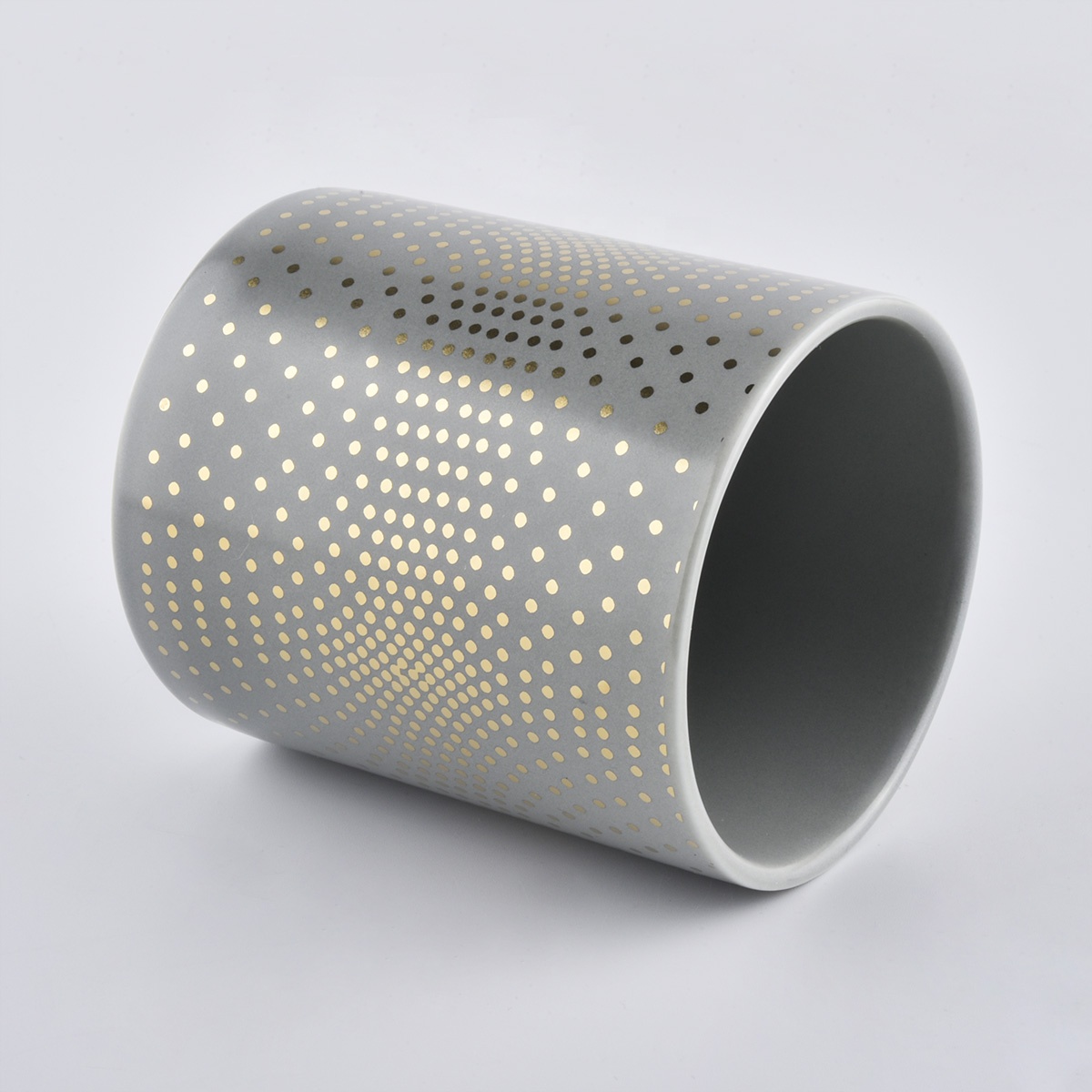 Luxury Cylinder Ceramic Jar Candle 10oz Wholesale