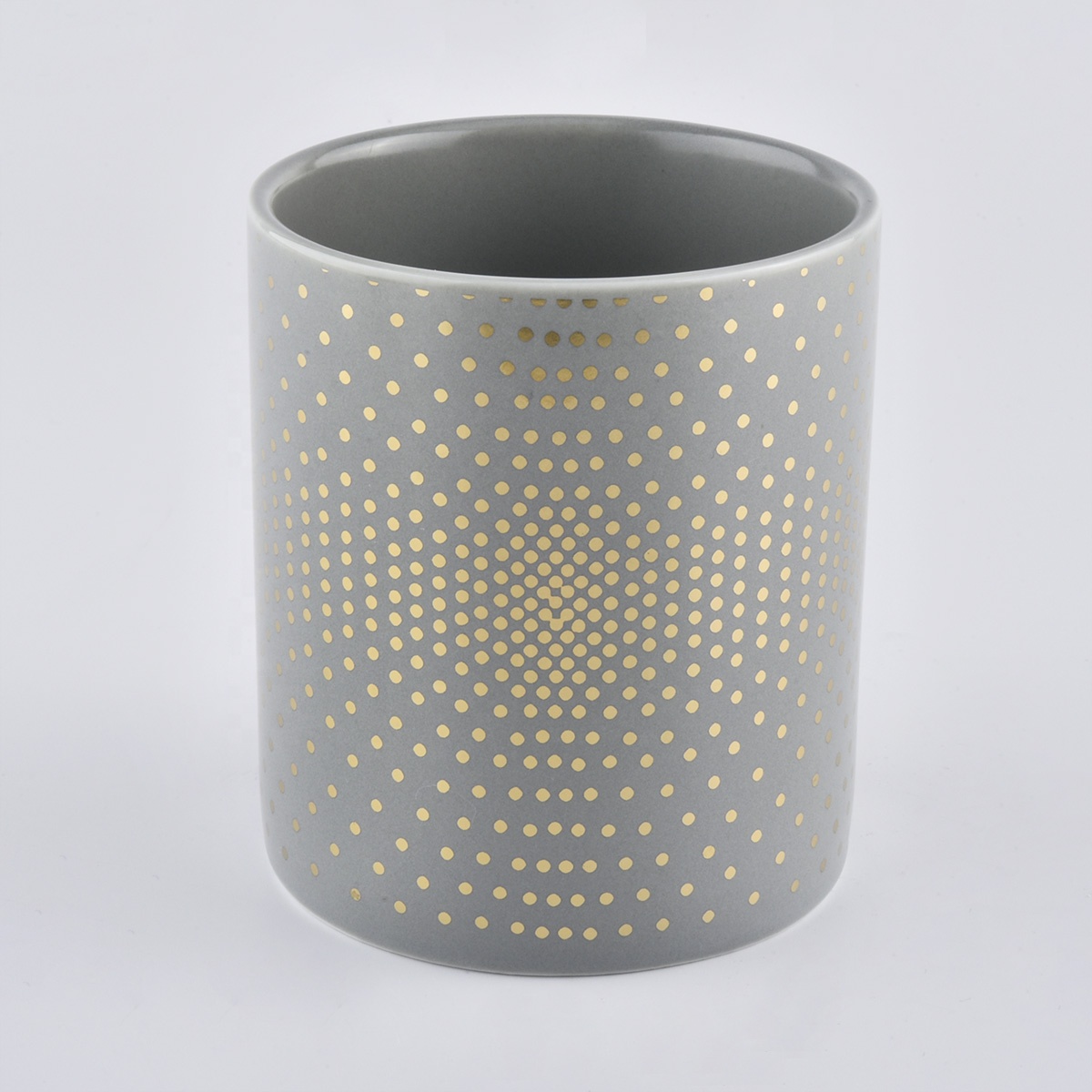 Luxury Cylinder Ceramic Jar Candle 10oz Wholesale