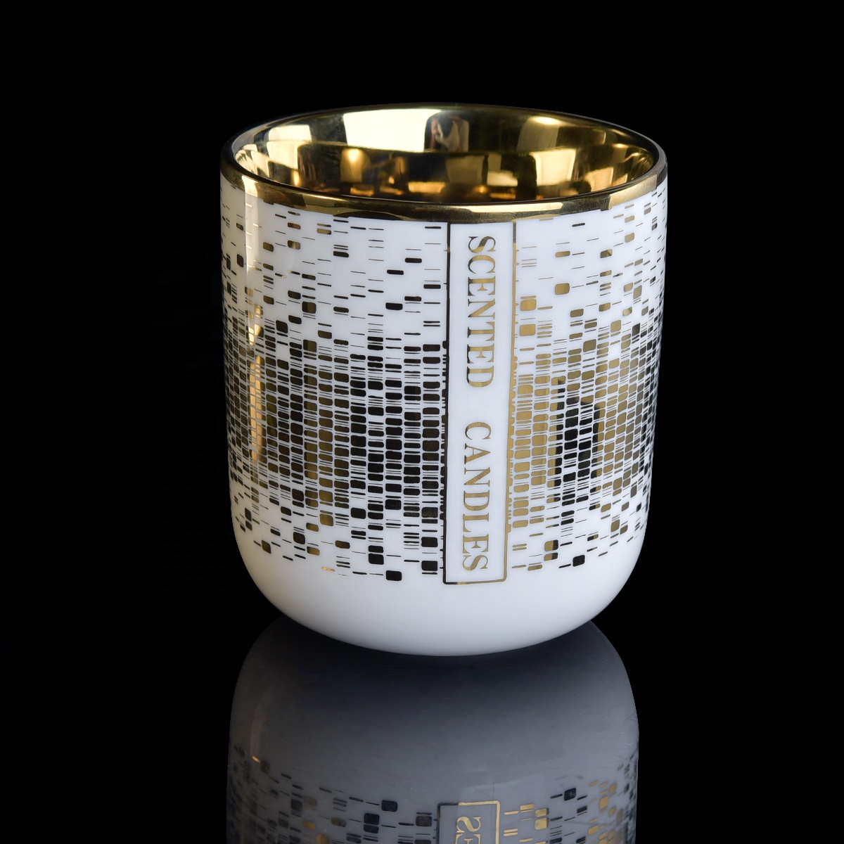 Gold Ceramic Candle Jar Wholesale