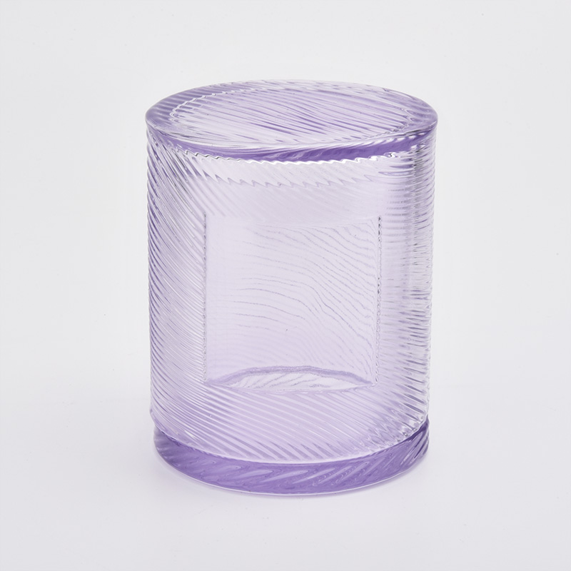Luxury Glass Candle Jar With Lid