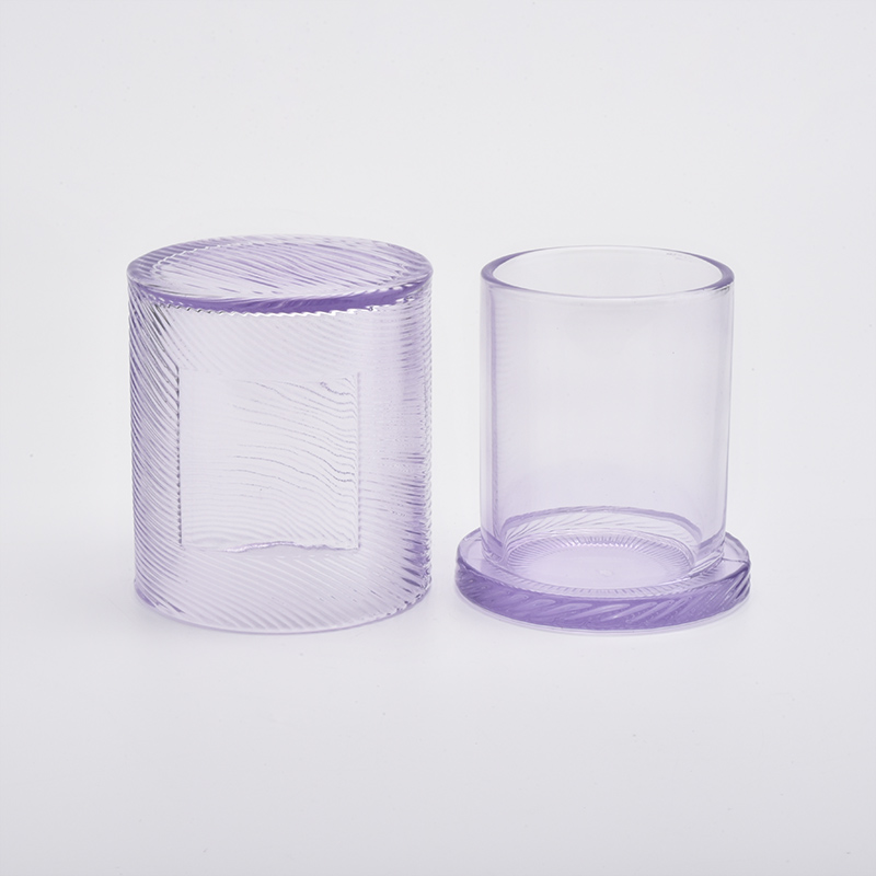 Luxury Glass Candle Jar With Lid