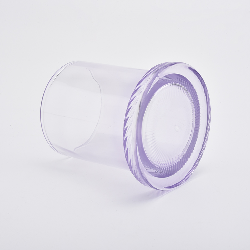 Luxury Glass Candle Jar With Lid