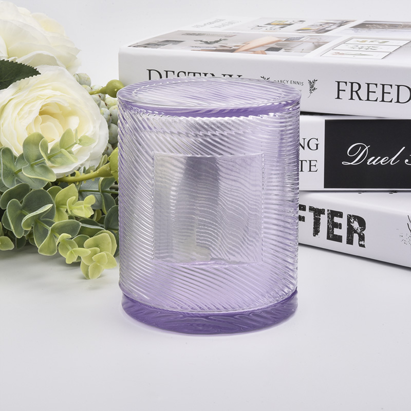 Luxury Glass Candle Jar With Lid