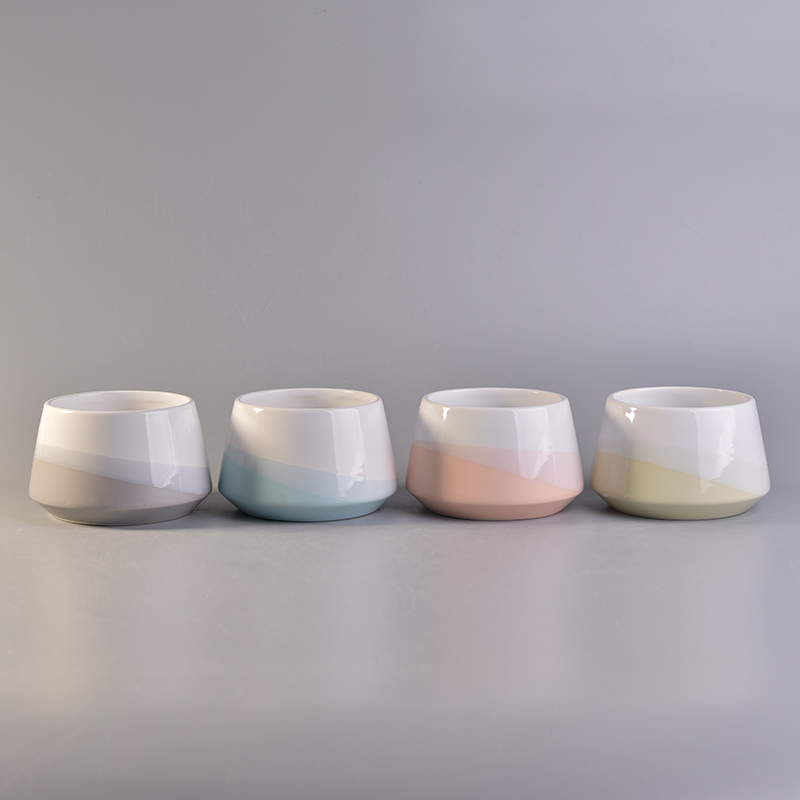 Large Ceramic Candle Vessels