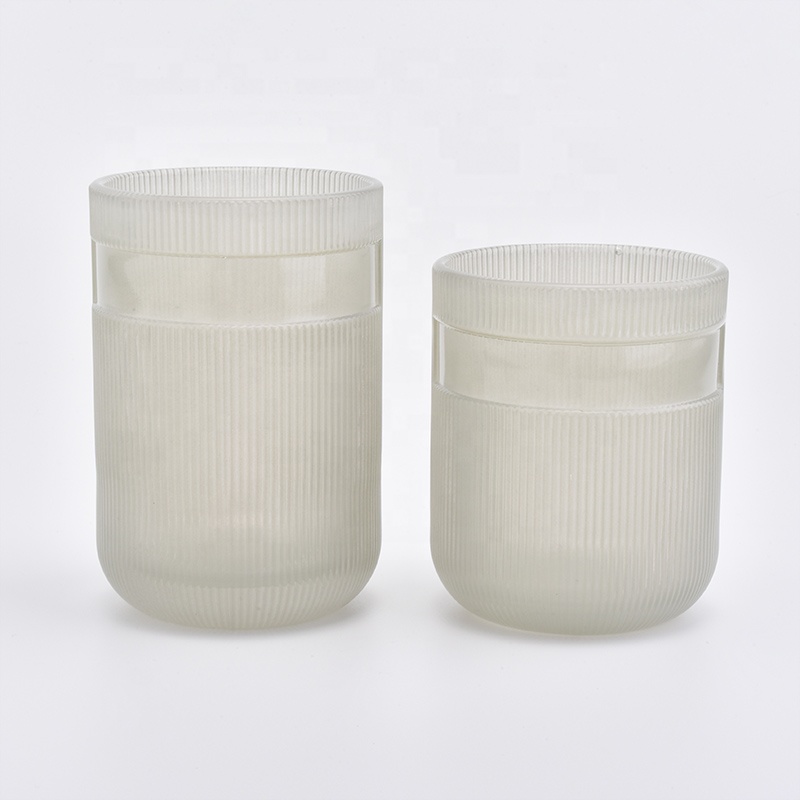 Christmas 250ml Glass Candle Holders