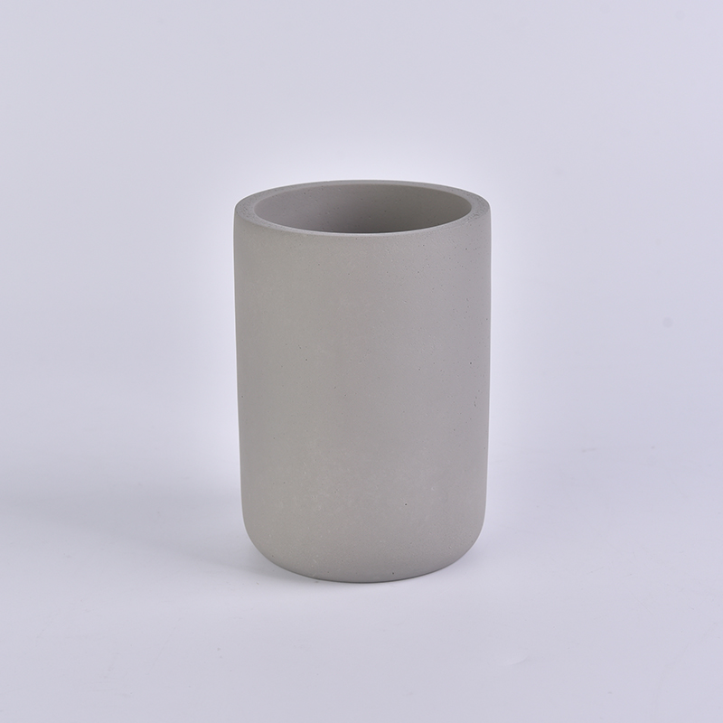Cement Candle Jars