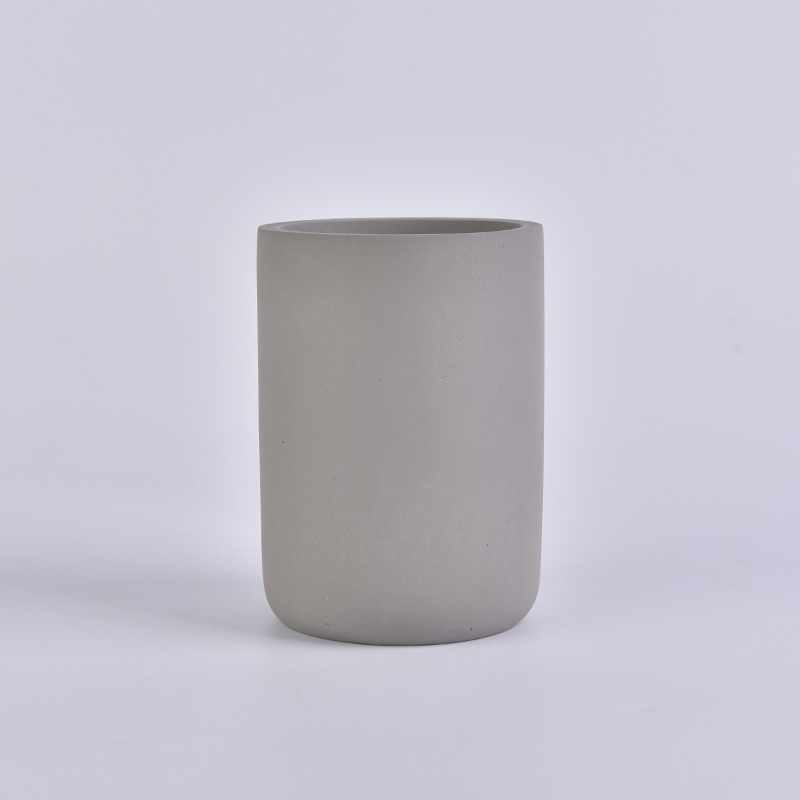 Cement Candle Jars